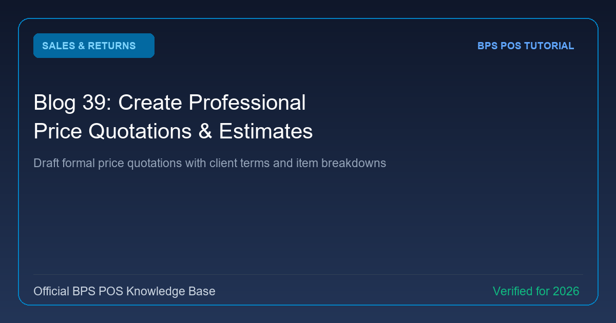 How to Create Professional Price Quotations and Estimates for Clients
